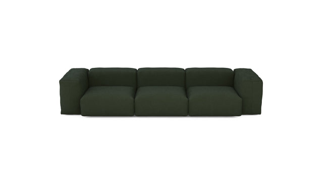 three module sofa - loop loop - mousse - 123in x 45in