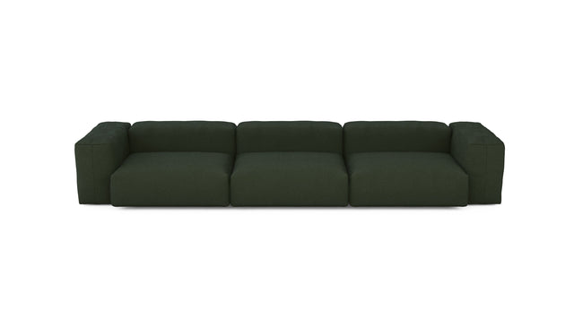 three module sofa - loop loop - mousse - 147in x 45in