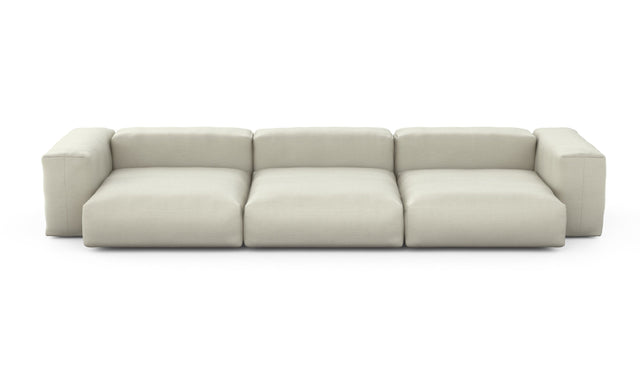 Preset three module sofa - pique - beige - 377cm x 136cm