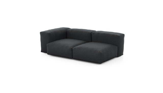 Preset two module chaise - linen - anthracite - 199cm x 115cm