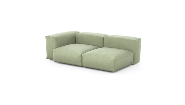 Preset two module chaise - linen - olive - 199cm x 115cm