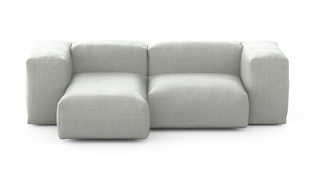 Preset two module chaise sofa - 82 x 45 - pique - light grey