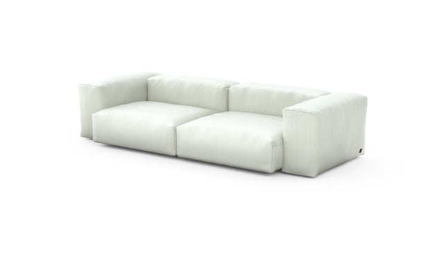 Preset two module sofa - herringbone - creme - 272cm x 115cm