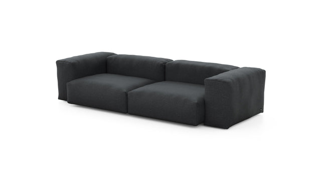 Preset two module sofa - linen - anthracite - 272cm x 115cm