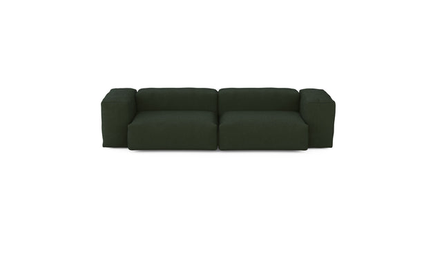 two module sofa - loop loop - mousse - 90in x 45in