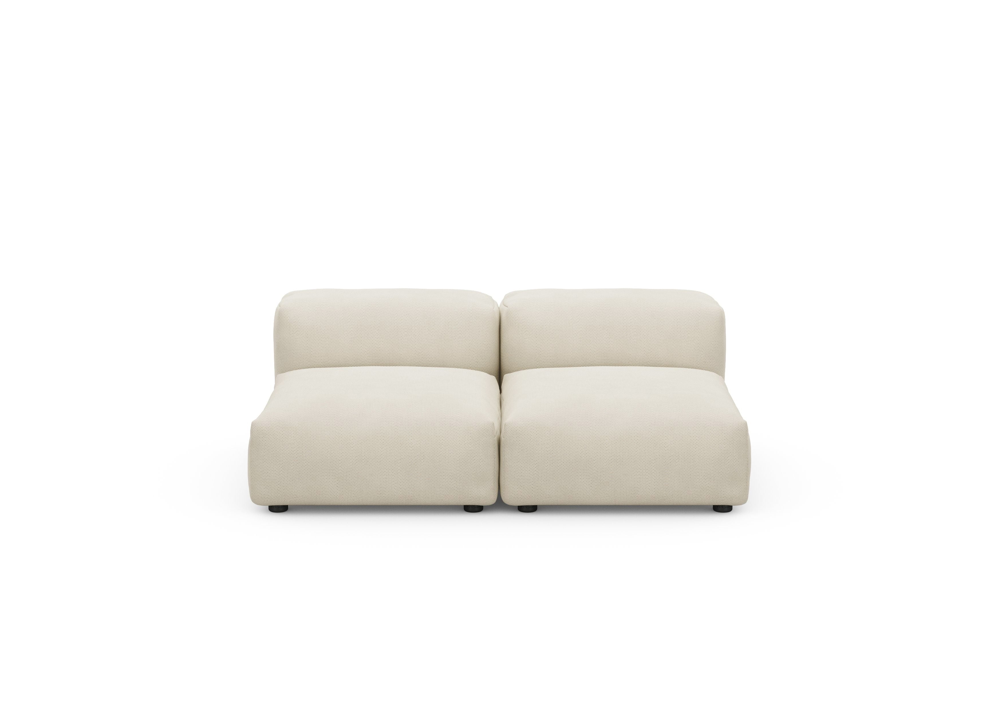 Two Seat Lounge Sofa S Pique creme