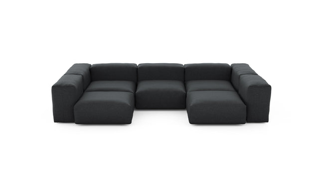 Preset u-shape sofa - linen - anthracite - 314cm x 199cm