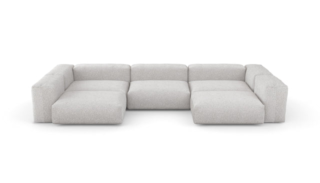 u-shape sofa - loop loop - bounty - 147in x 78in