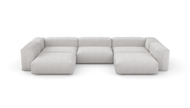 u-shape sofa - loop loop - bounty - 147in x 86in