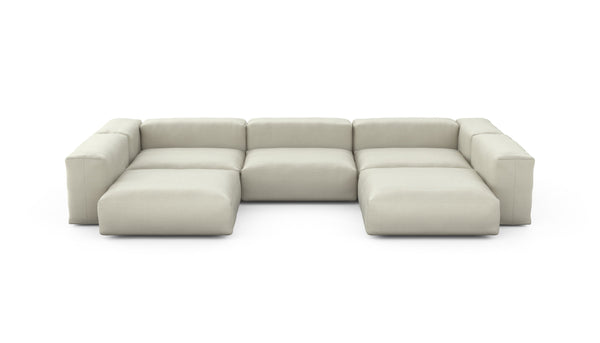 Preset u-shape sofa - pique - beige - 377cm x 220cm