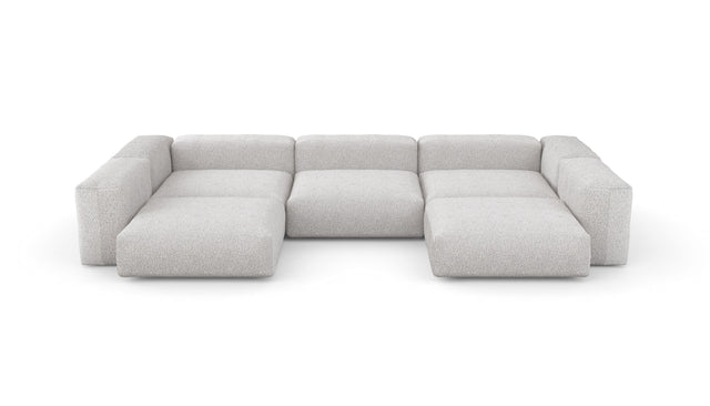 u-shape sofa - loop loop - bounty - 147in x 94in