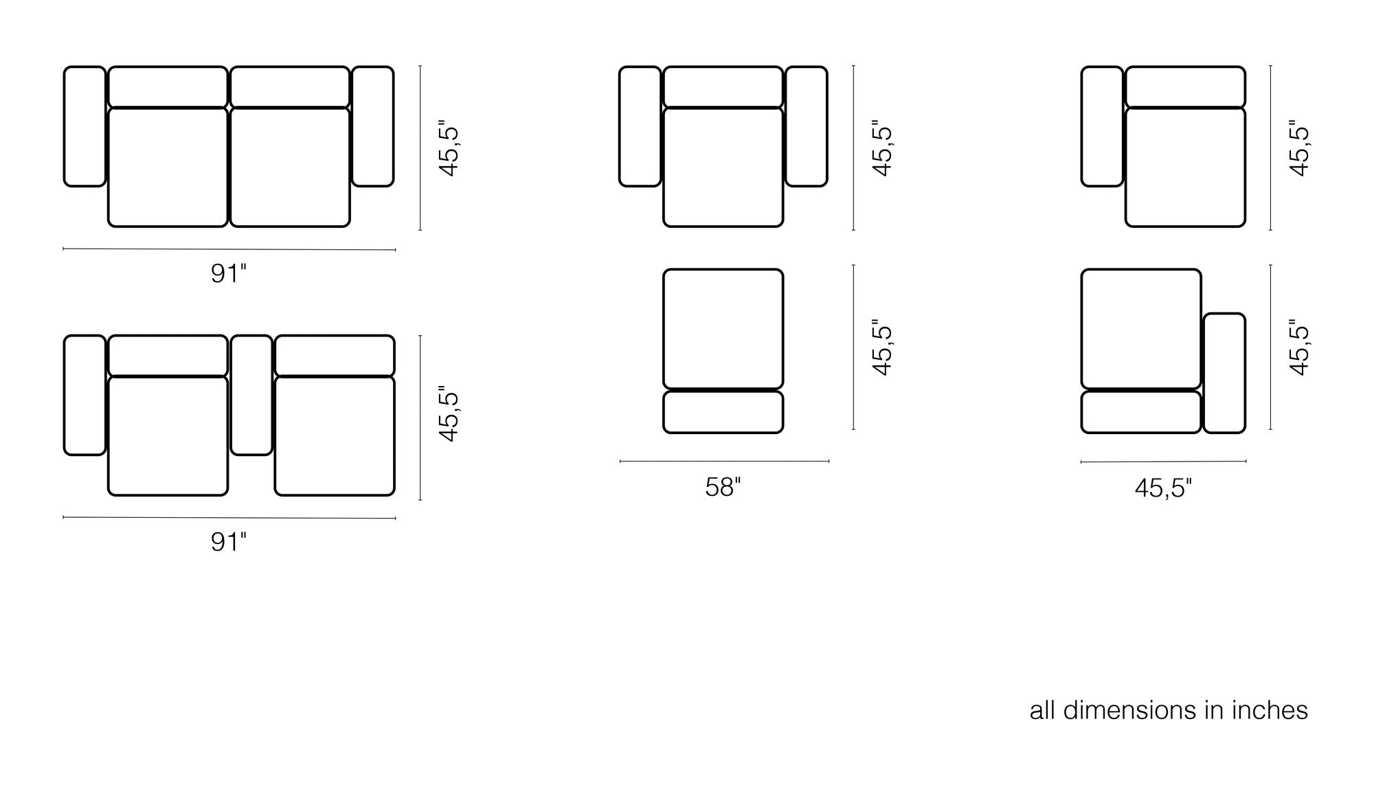 Vetsak Two Seat Sofa S Canvas beige vetsak®