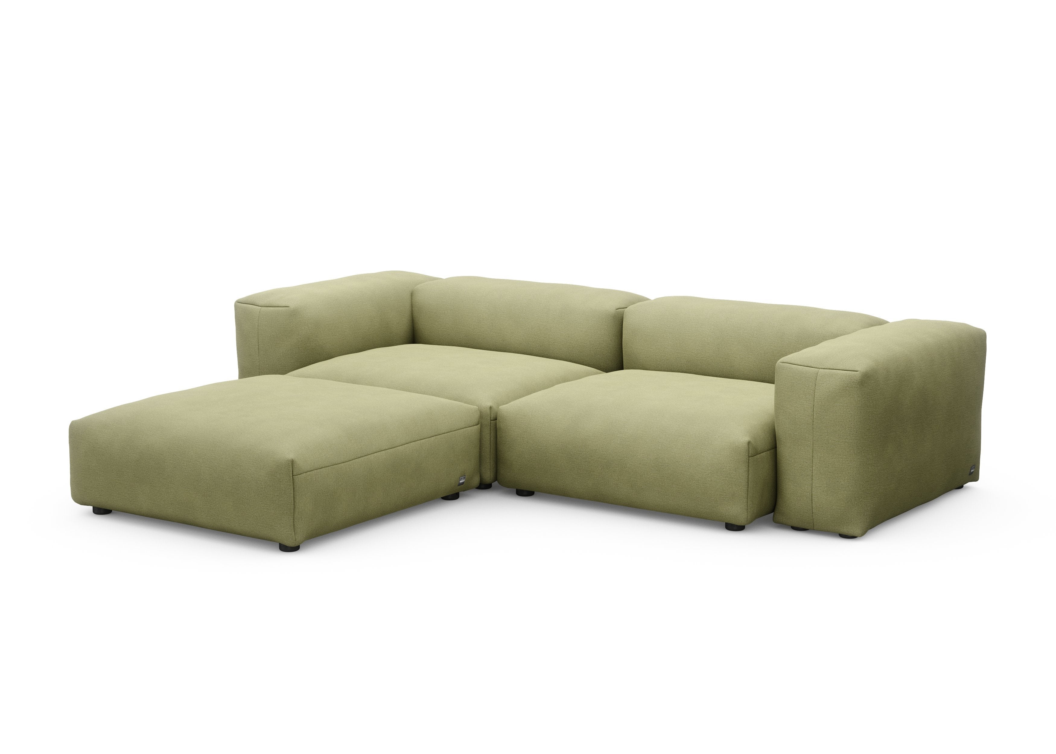 vetsak®-Corner Sofa L Linen olive