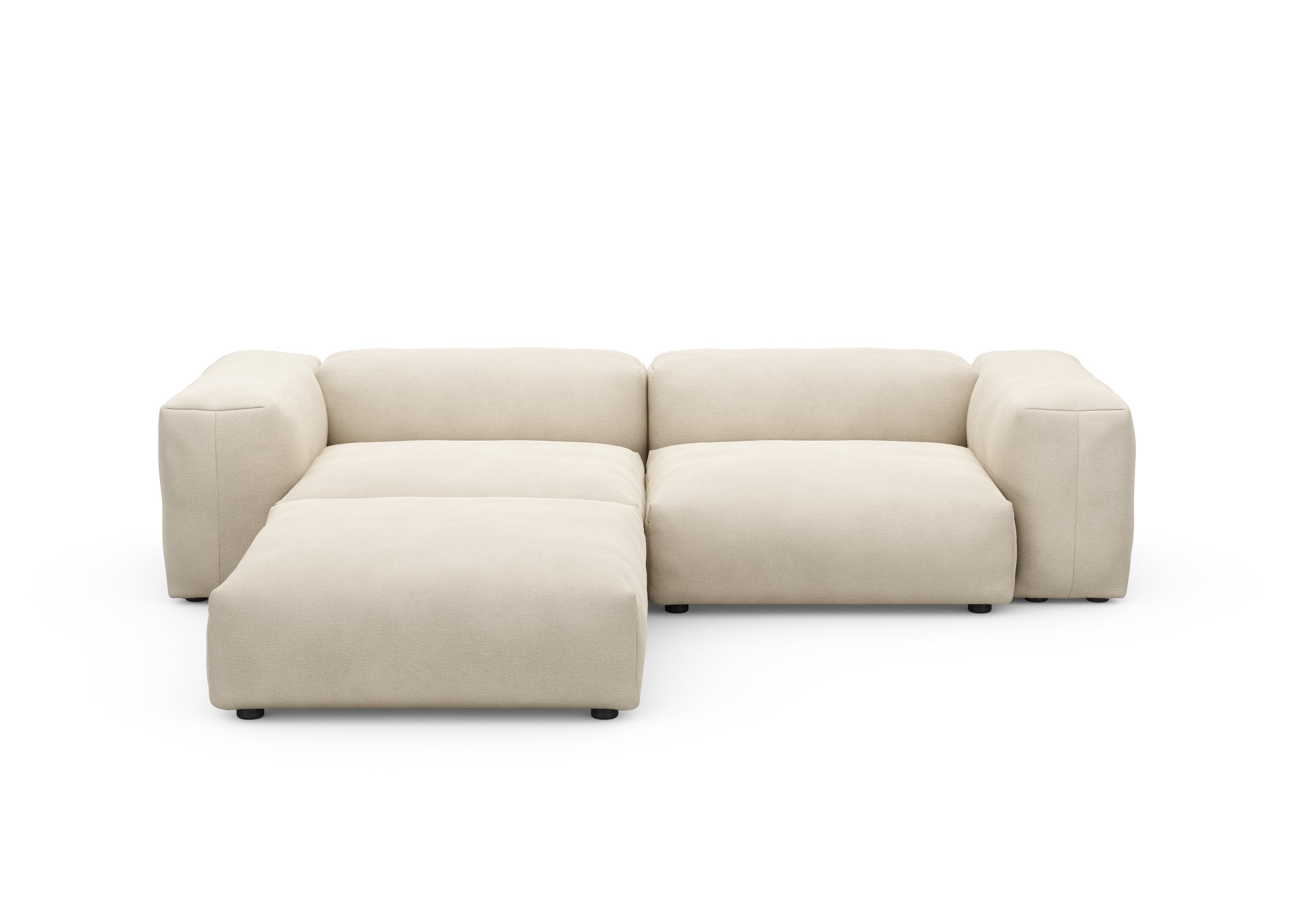 vetsak®-Corner Sofa L Linen platinum