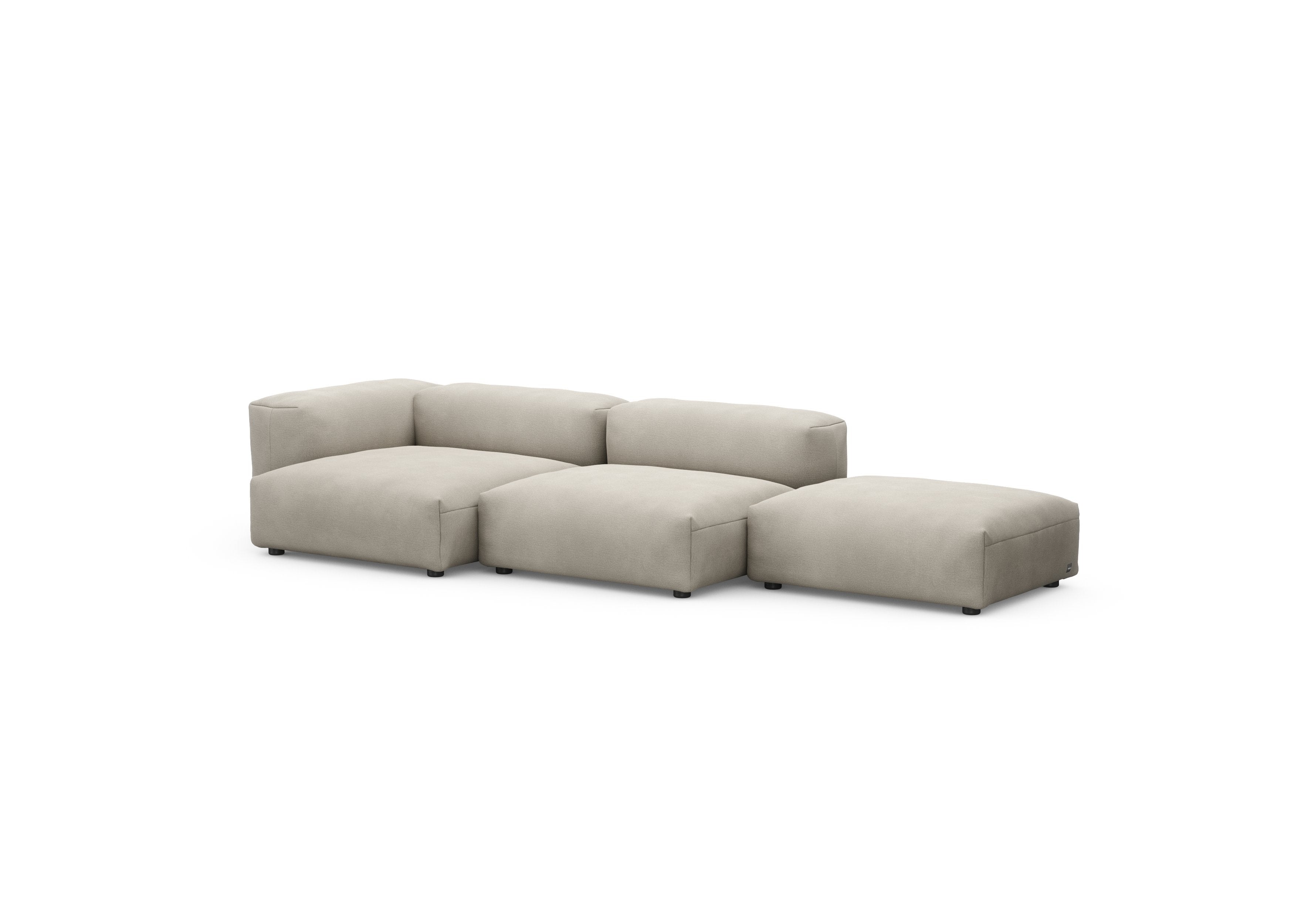 vetsak®-Three Seat Sofa L Linen stone
