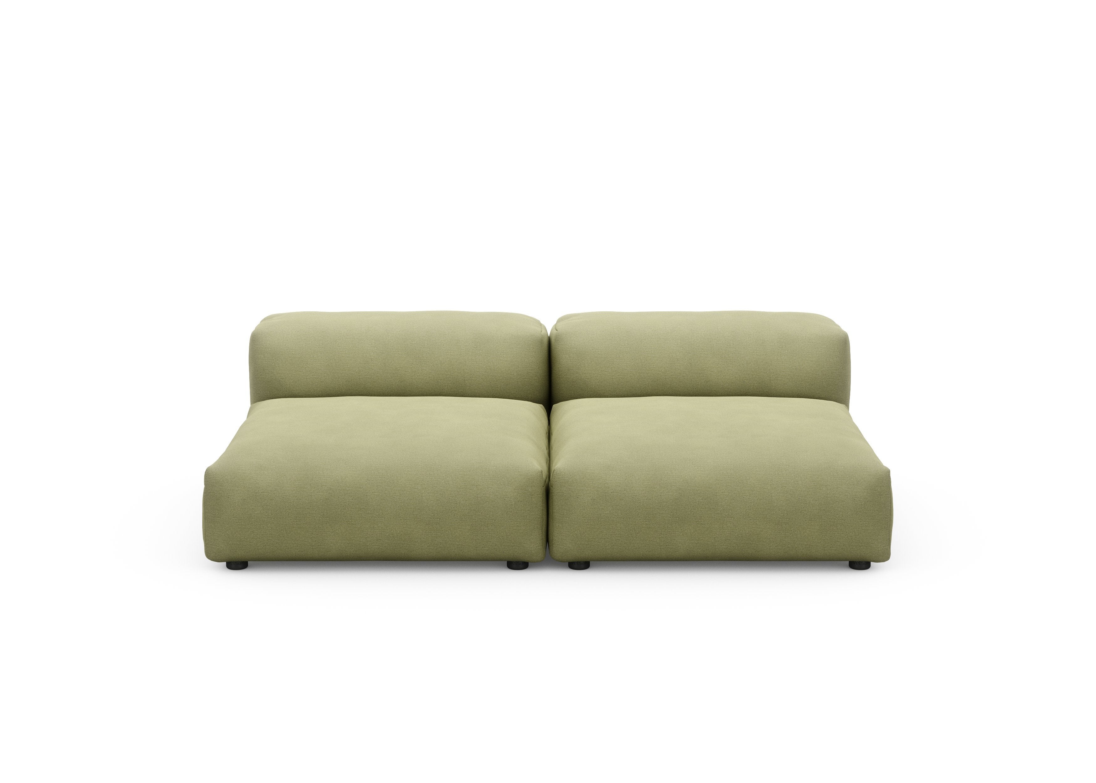 vetsak®-Two Seat Lounge Sofa L Linen olive