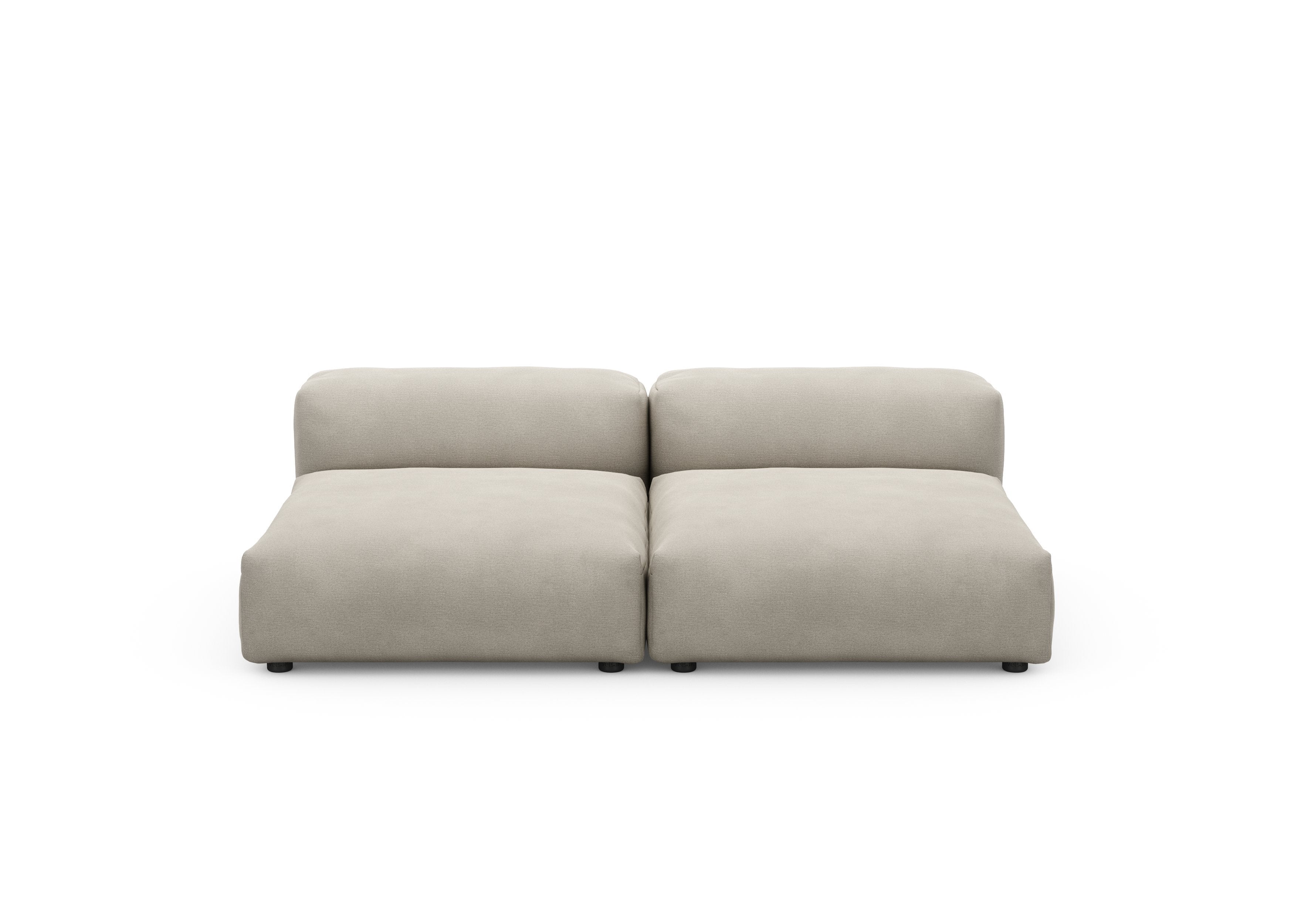 vetsak®-Two Seat Lounge Sofa L Linen stone