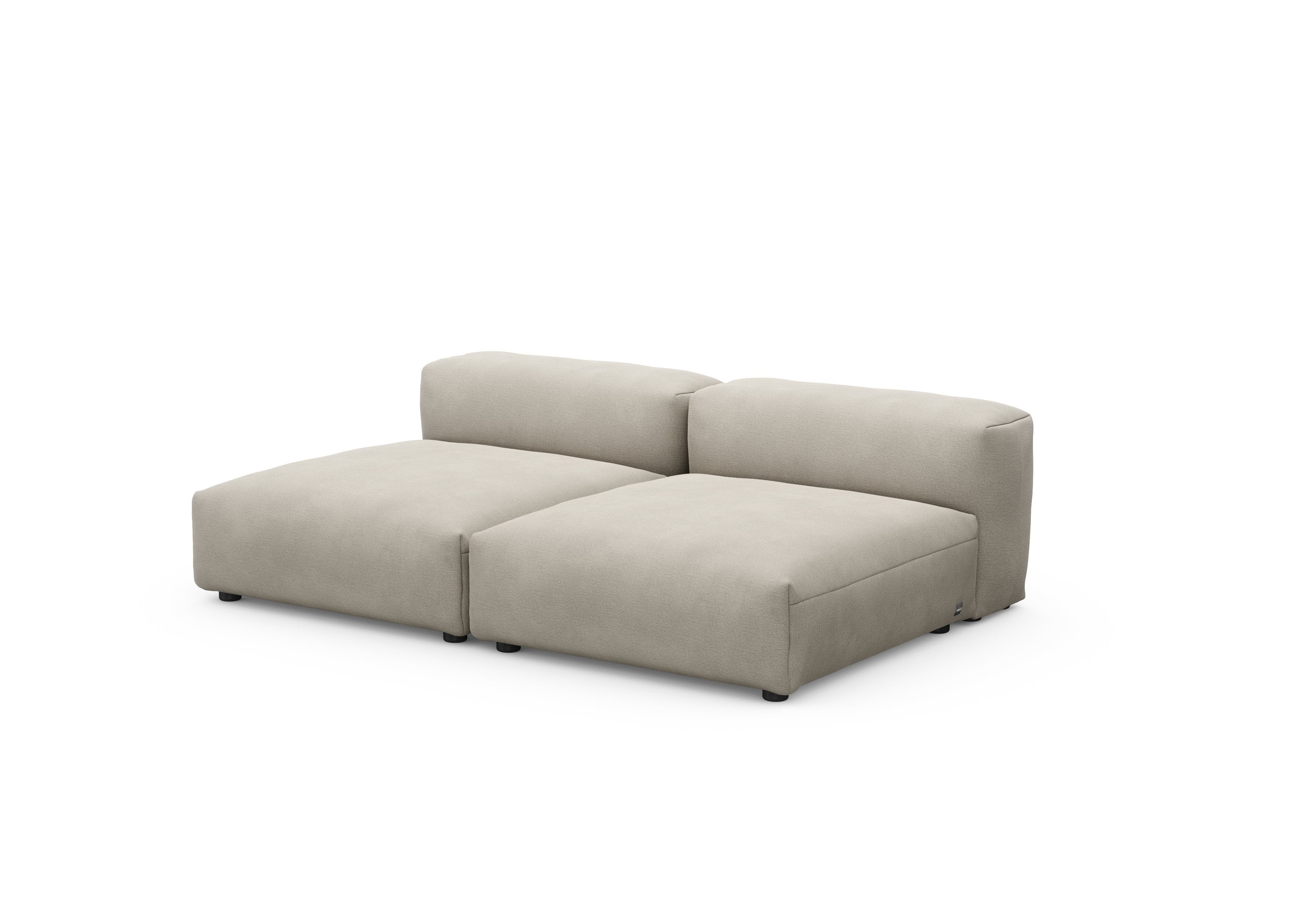 vetsak®-Two Seat Lounge Sofa L Linen stone