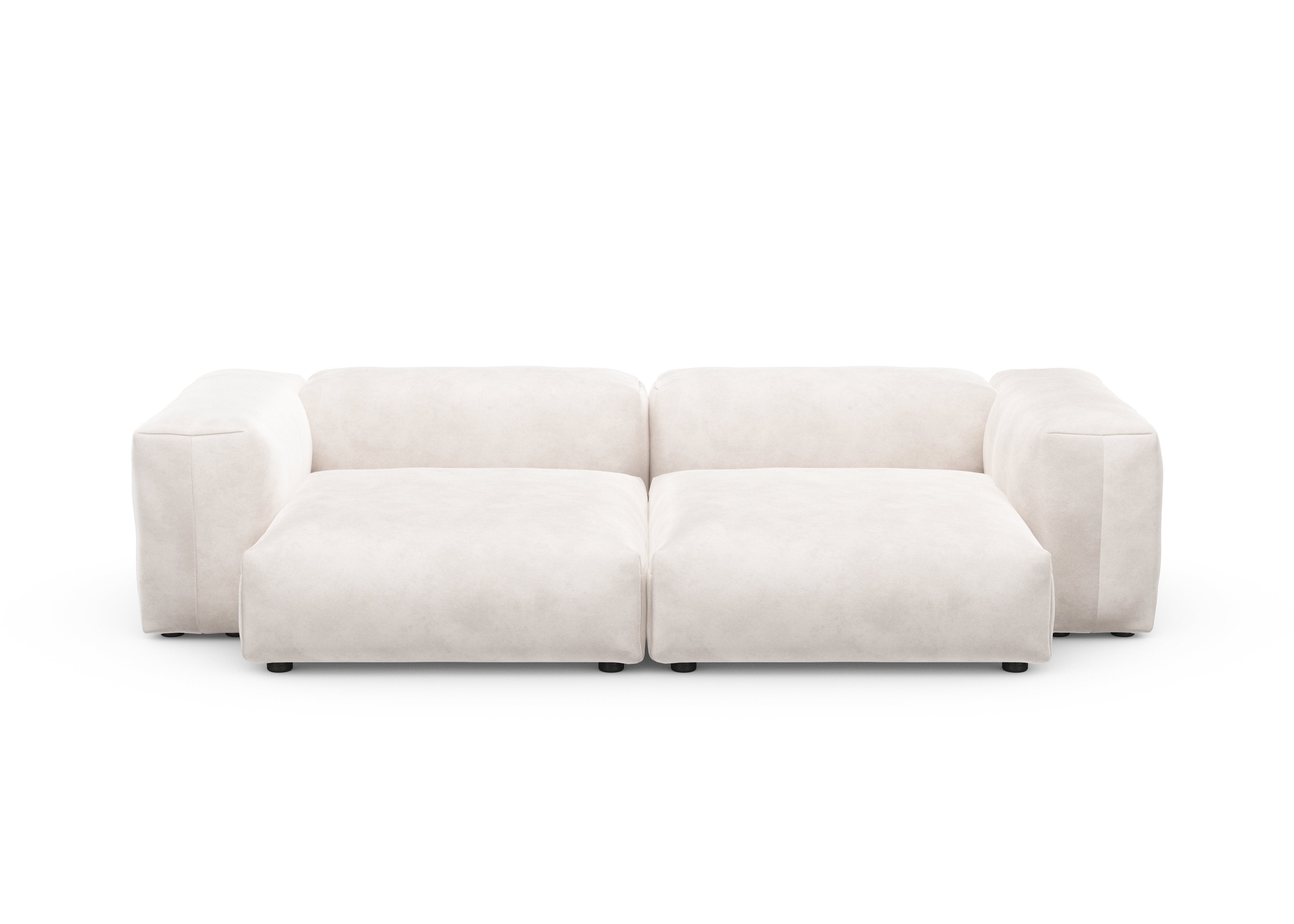 vetsak®-Two Seat Sofa L Velvet creme